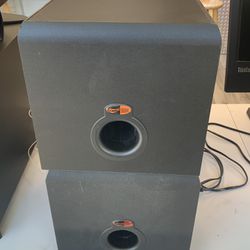 Klipsch 3pc Speakers w/Powered Subwoofer $100