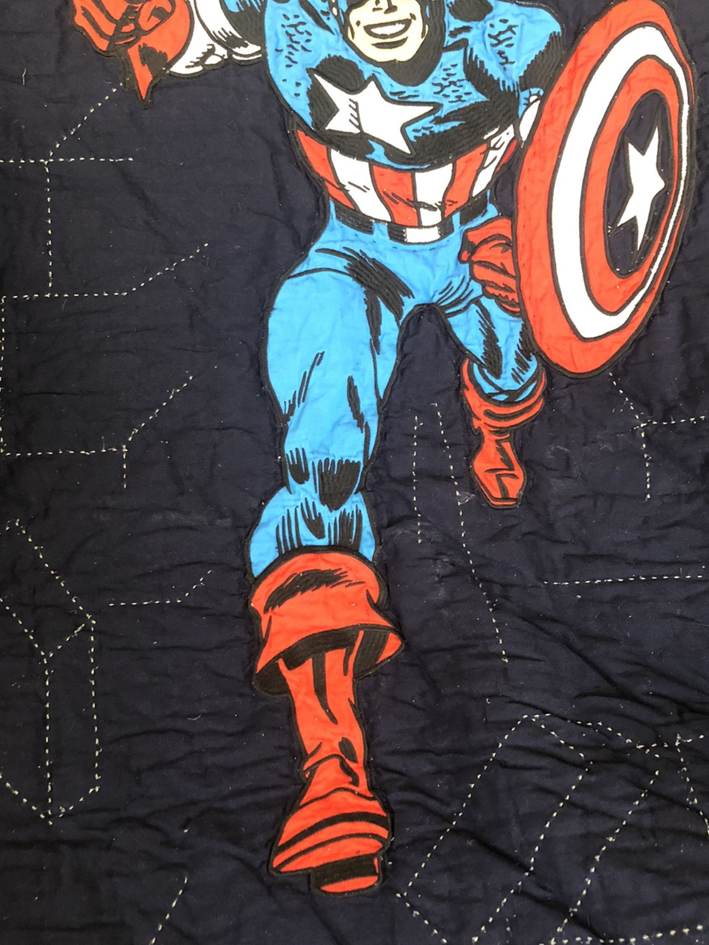 Pottery barn kids Captain America Twin Quilt