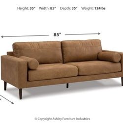 Brown Leather Couch