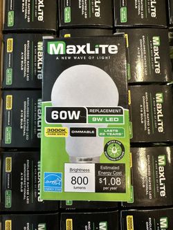 Max lite A19 Bulbs (48)