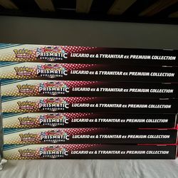 Prismatic Lucario and Tyranitar premium collection