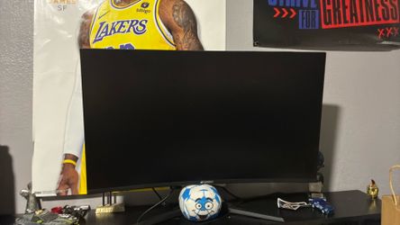 Monitor and Xbox