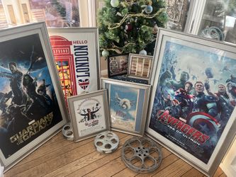 Home Theater Decor, Framed Movie Posters