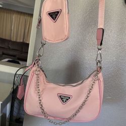 Pink Crossbody Bag 