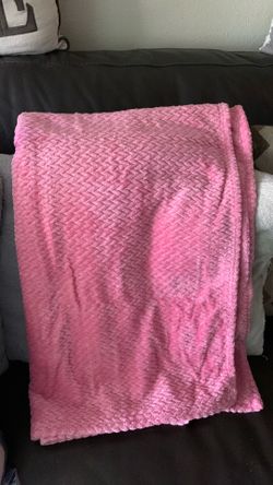 #blanket #throw #pink #new #no tags