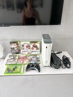 Xbox 360 with 7 games