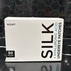 Night Silk + Hyaluronic Acid Under Eye Patches, 50-pack