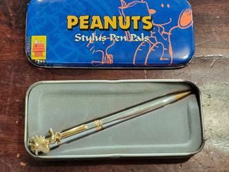 Vintage Peanuts Woodstock Stylus Pen Pals Pen with Tin