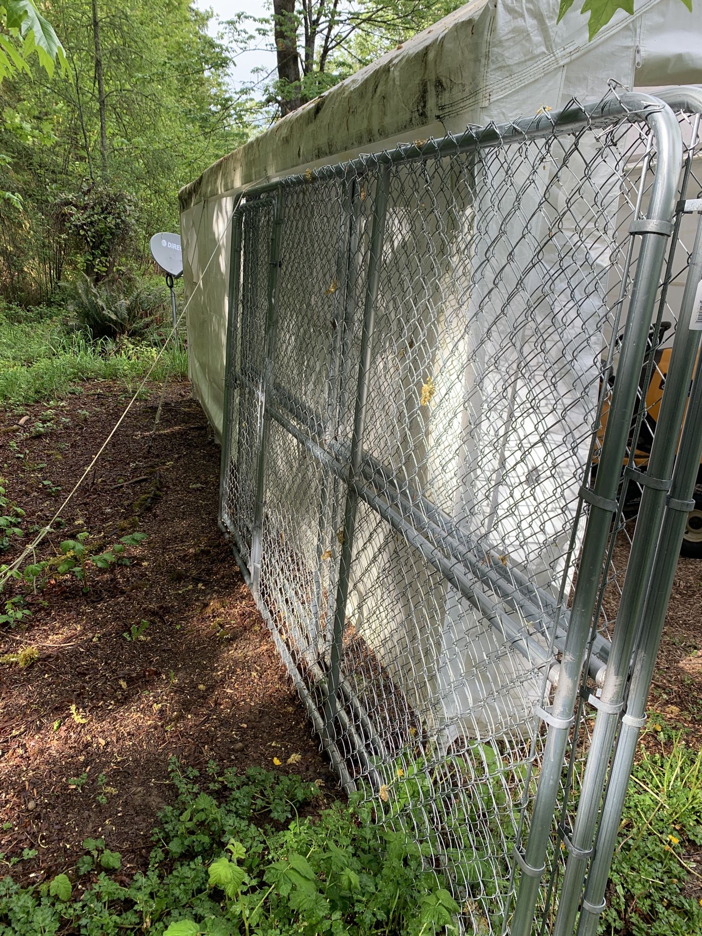 Chain Link Dog Run / Kennel, 10’ x 10’ x 6’ for Sale in Port Orchard