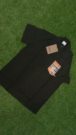 Black Burberry Button Up