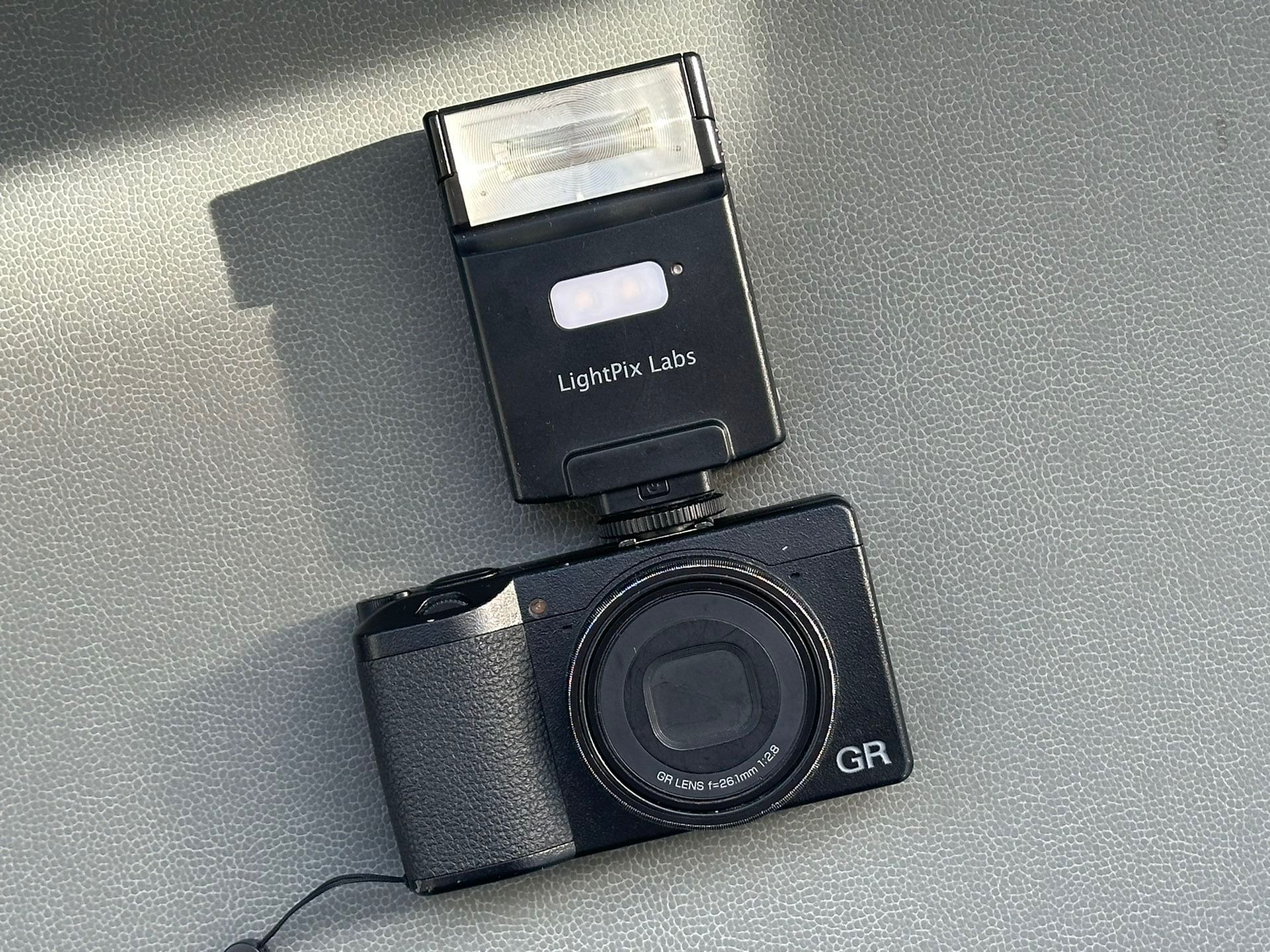 Ricoh GR iiix With LightPix labs Q20ii flash