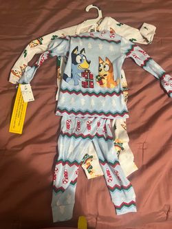 Bluey Christmas Pajama Set Toddler 2T (2 pijamas)