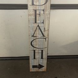Beach Sign