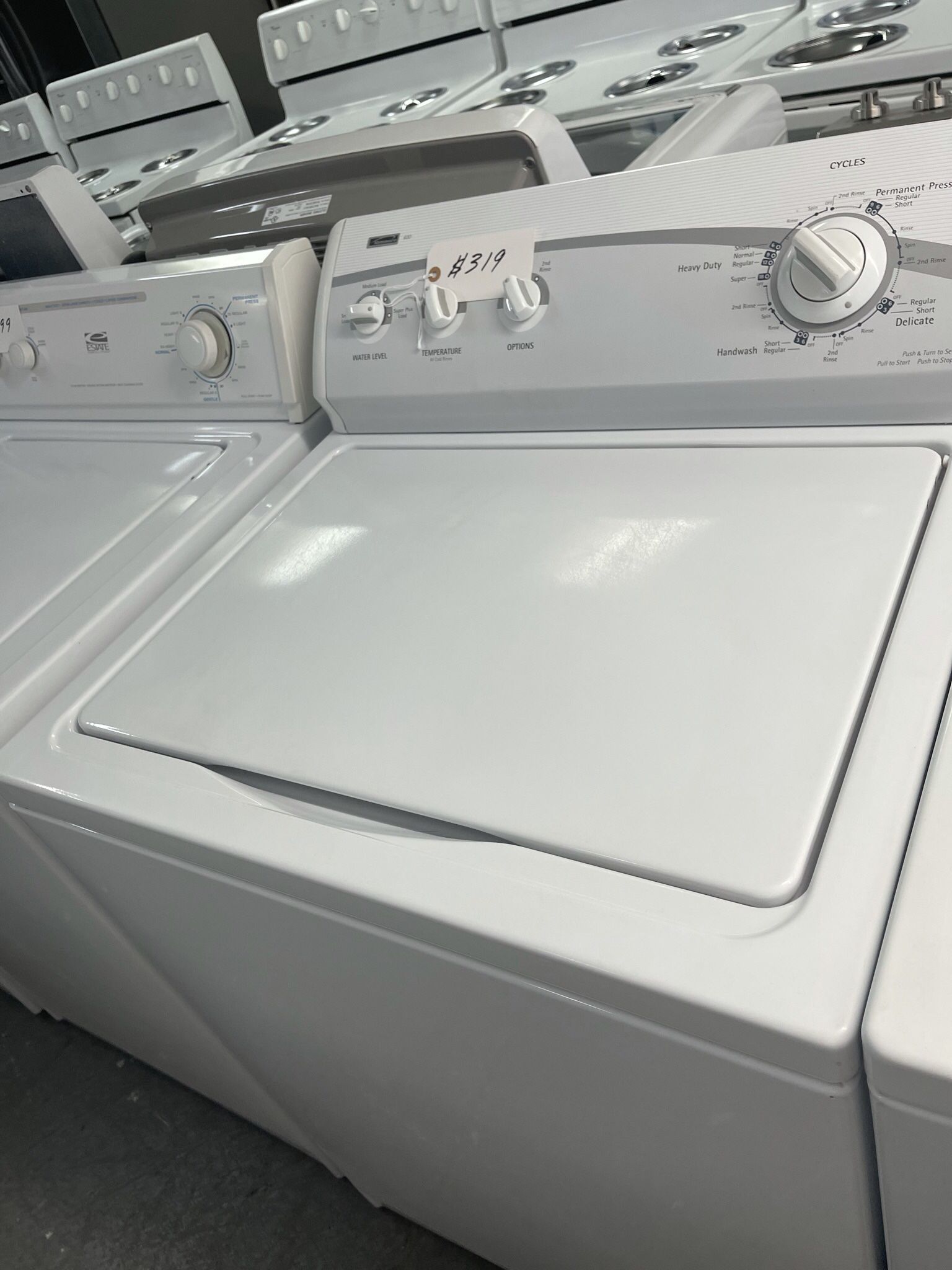 Kenmore Washer . 1 year Warranty 