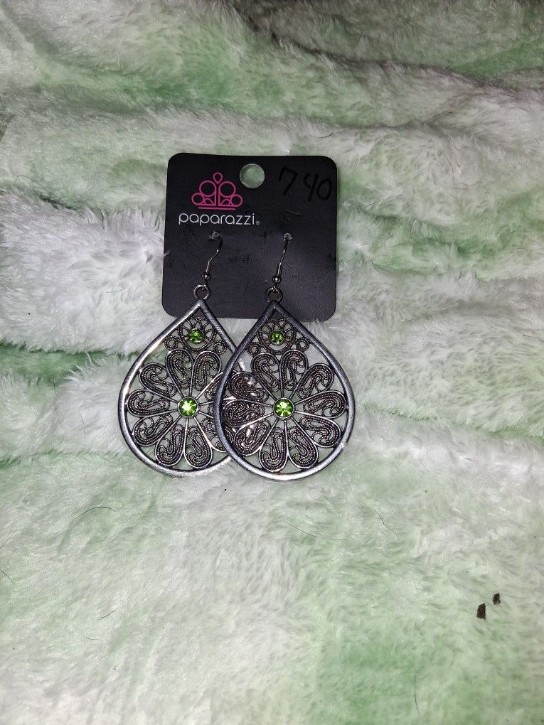 Light Green Earrings