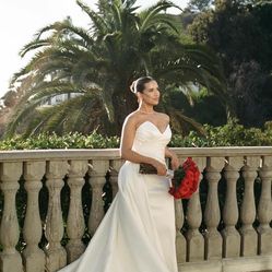 New Satin Wedding Gown