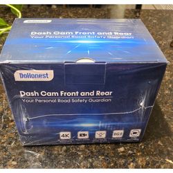New Dohonest Front /Rear Dash Cam still in shrink wrap