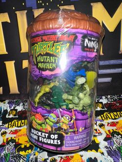 TMNT Mutant Mayhem Bucket of Mini Figures