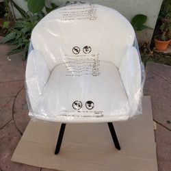 Swivel Accent Chair, Flower Chenille Armchair, Vanity Chair Side Chair with 360-Degree Swivel Base