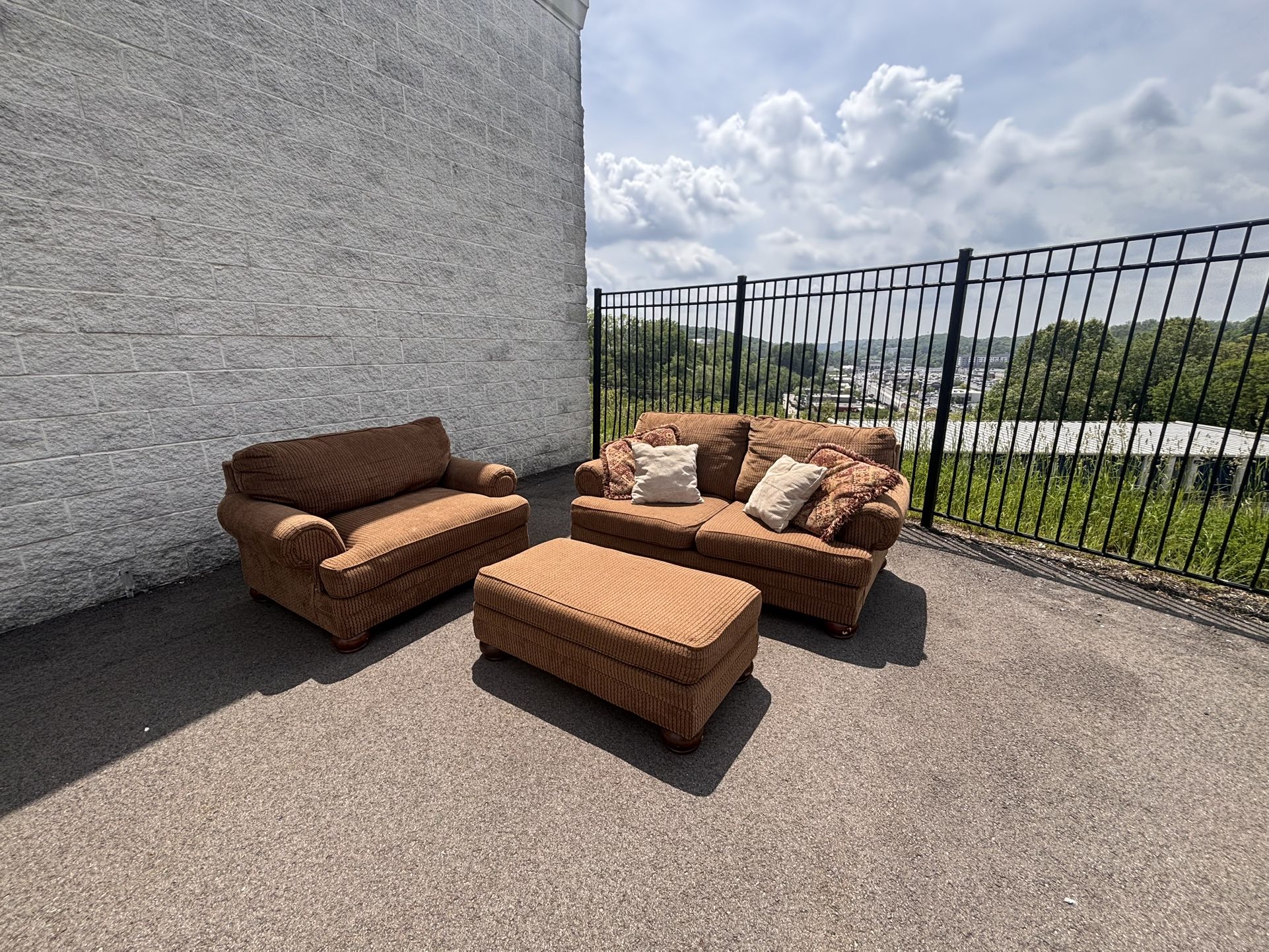 Sofa Set with Ottoman
