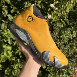 Air Jordan 14 Retro Reverse  Ferrari  - Size 8 Men’s - Used Lightly Without Box