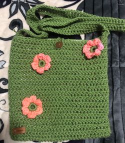 Hand Made Croché Cross Body Bags