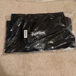 Supreme FW19 Bandana Box Logo Hooded Sweatshirt Black Size Medium