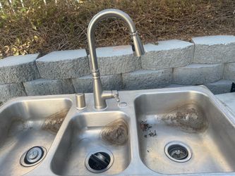 3 basin gourmet sink