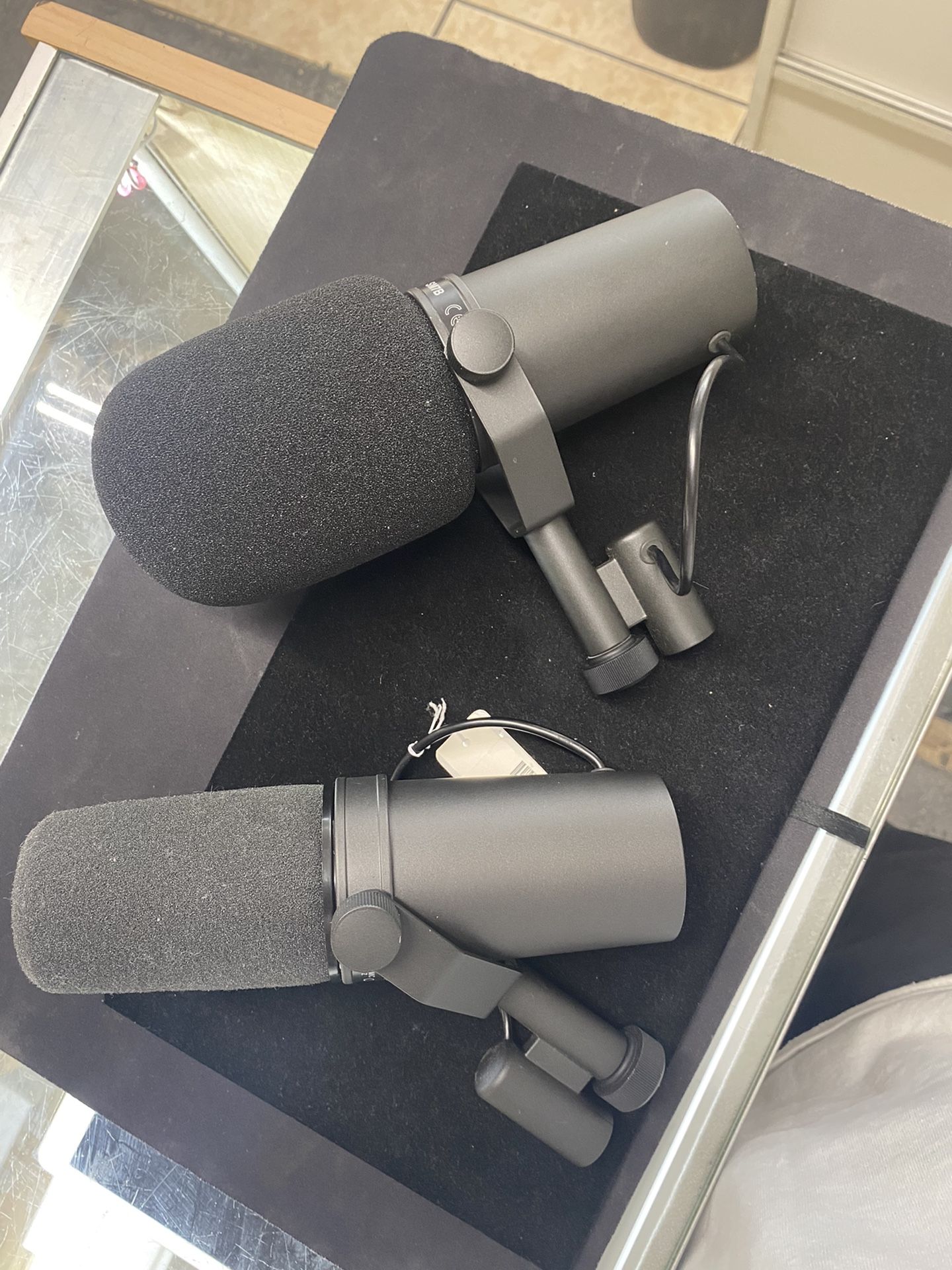 Shure SM7B Cardioid Dynamic Vocal Microphone (2 Mics) ,Used Excellent Condition!