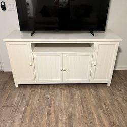 Solid Wood Console Table TV credenza / media center – Heavy, High Quality (62”)