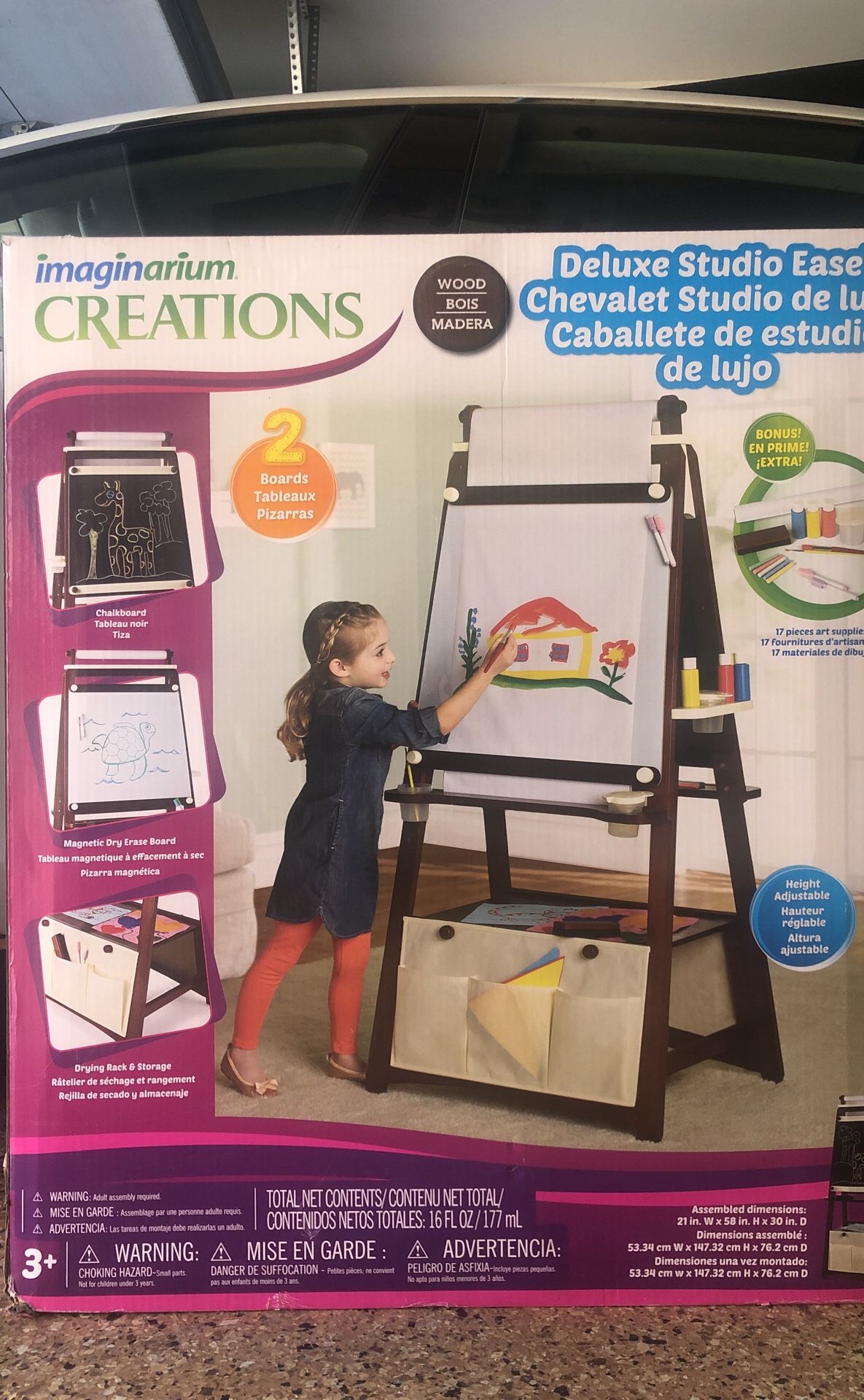 Imaginarium deluxe studio easel. Brand new