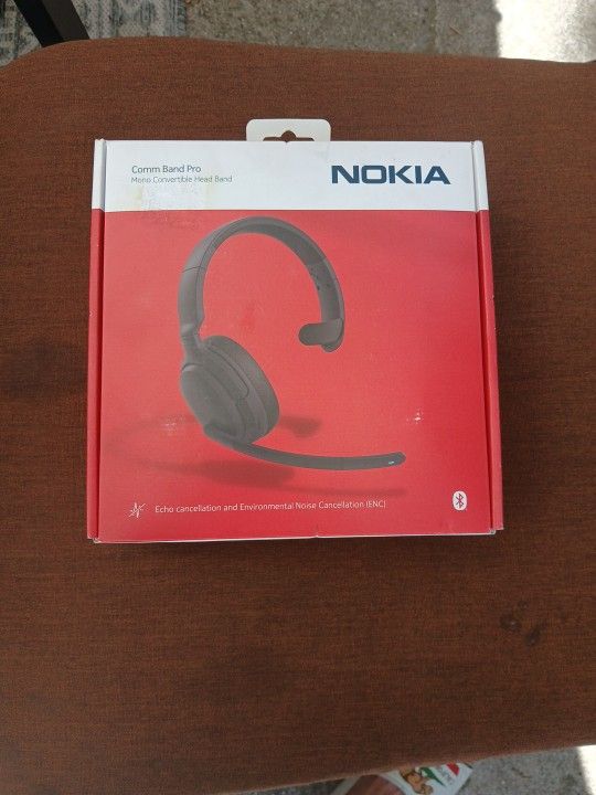 Nokia CB-301BK Comm Band Pro 2-in-1 Wireless Headset, Black
