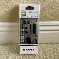 Sony MDR-NC22 - Noise-Cancelling In-Ear Stereo Headphones (Black)