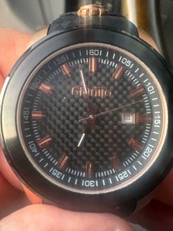 Giarillo Men's Watch Black & Rose Gold
