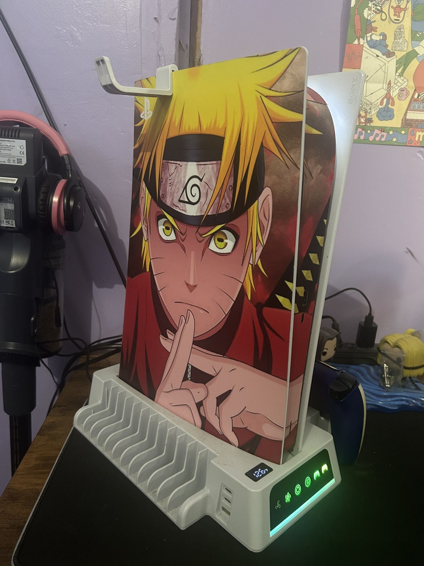Naruto Ps5 Digital With Controller And Cooling Stand