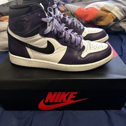 Jordan 1 Court Purple 