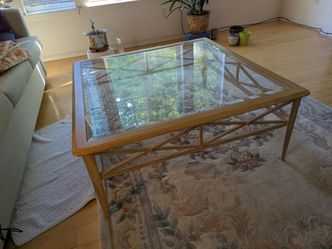 Coffee table and side table $60