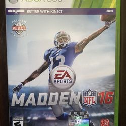 Madden NFL 16 (Microsoft Xbox 360, 2015)