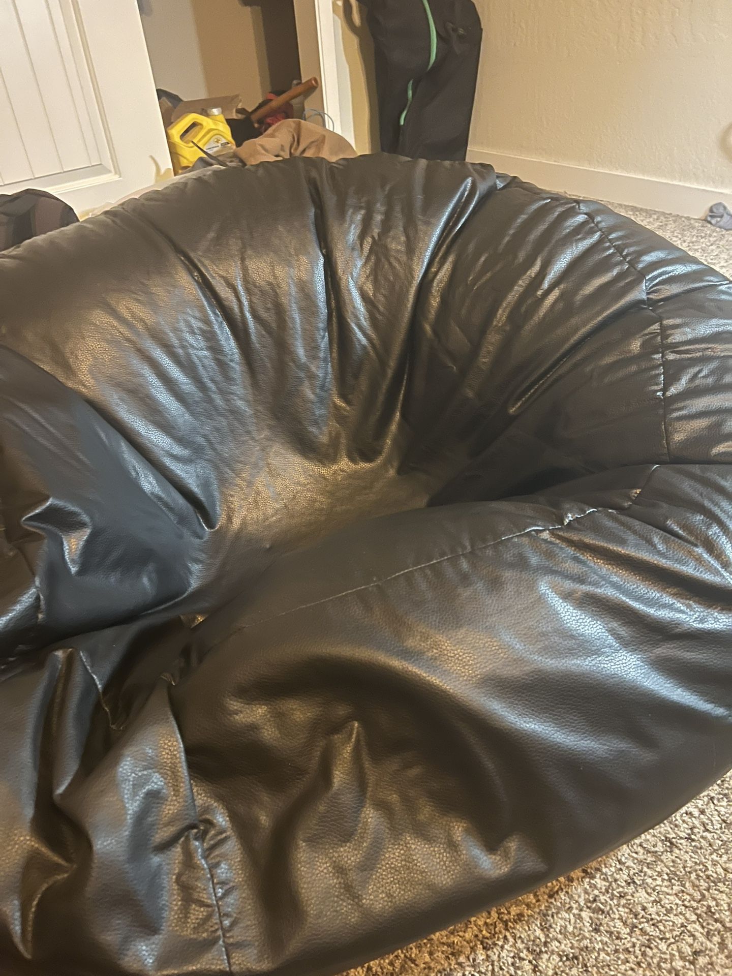 Large Black Bean Bag Chair