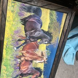 Painting/cuadro De Caballos 