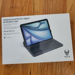 New! PAUL B for ipad Air 6th 5th 4th Generation case with Keyboard,11 Inch Case with Keyboard Slim Smart Case Stylish Look,Premium Protective Cover 