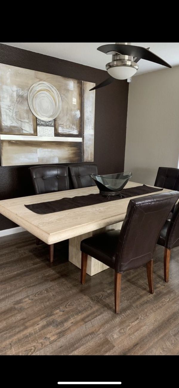 Comedor de mármol con 6 sillas for Sale in San Antonio, TX OfferUp