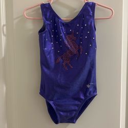 Girls Gymnastics Leotard, Size XXS 2-3 Years Old