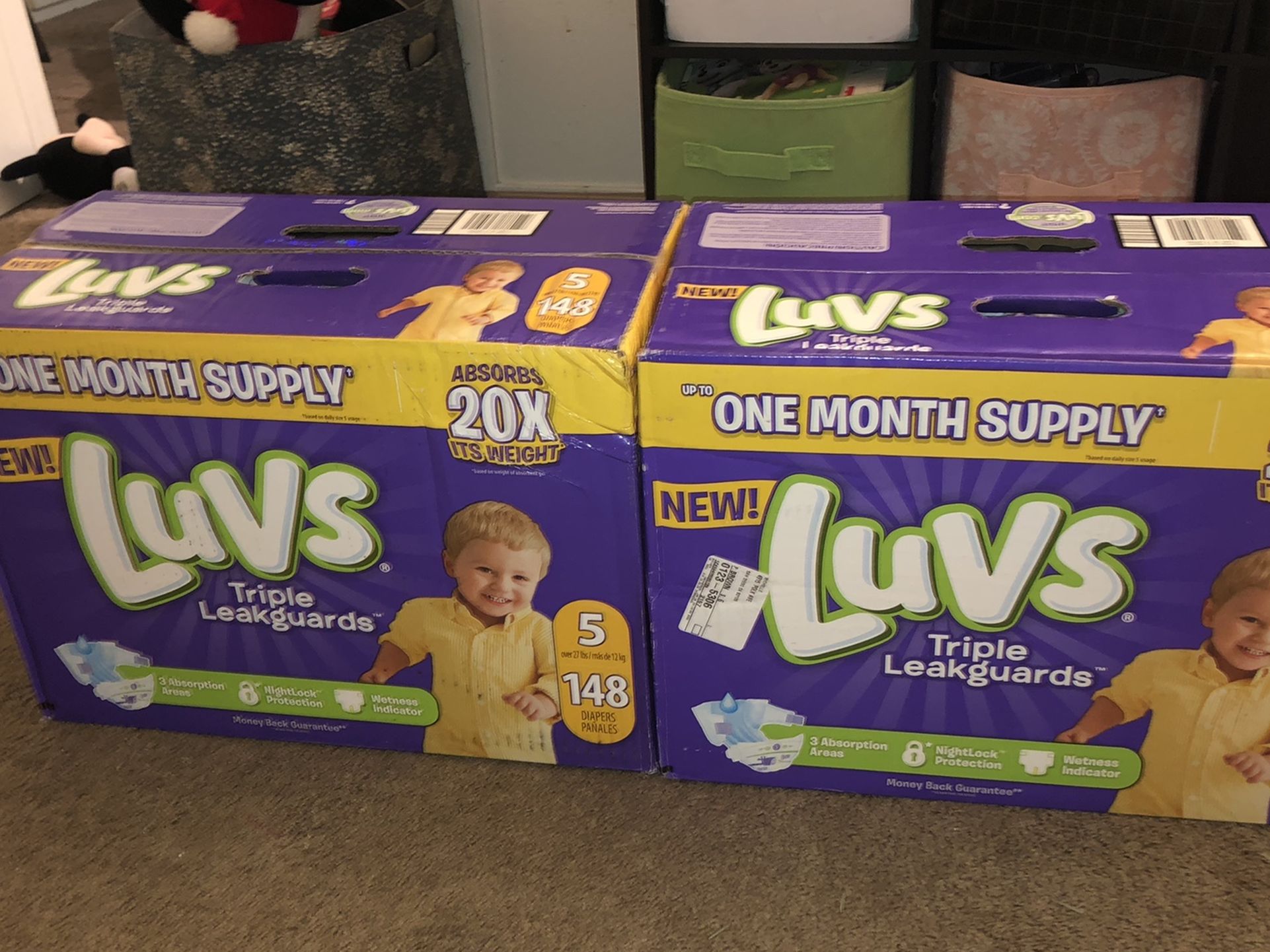 Luvs Size 5 Diapers (2 Pack)