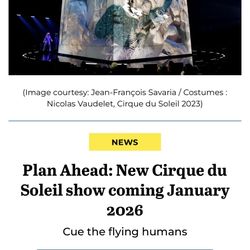 2026 Cirque du Soleil 