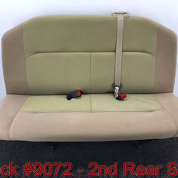 Tan Cloth 3 Person Rear Bench Seat For A 2008 Through 2014 Ford E150 E250 E350 Econoline Van Stock #9072