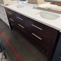 Bathroom Vanity 72”