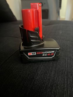 Milwaukee M12 battery 4.0 New!$55