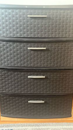 4 drawer plastic dresser
