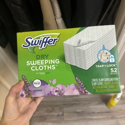 Swiffer Sweep + Mop, Dry Pads Refill, Floor Cleaner for Dirt, Dust, Hair, Cleaning Cloths for Mopping Home, Bathroom, Kitchen, Dust Mop, Floor Duster,